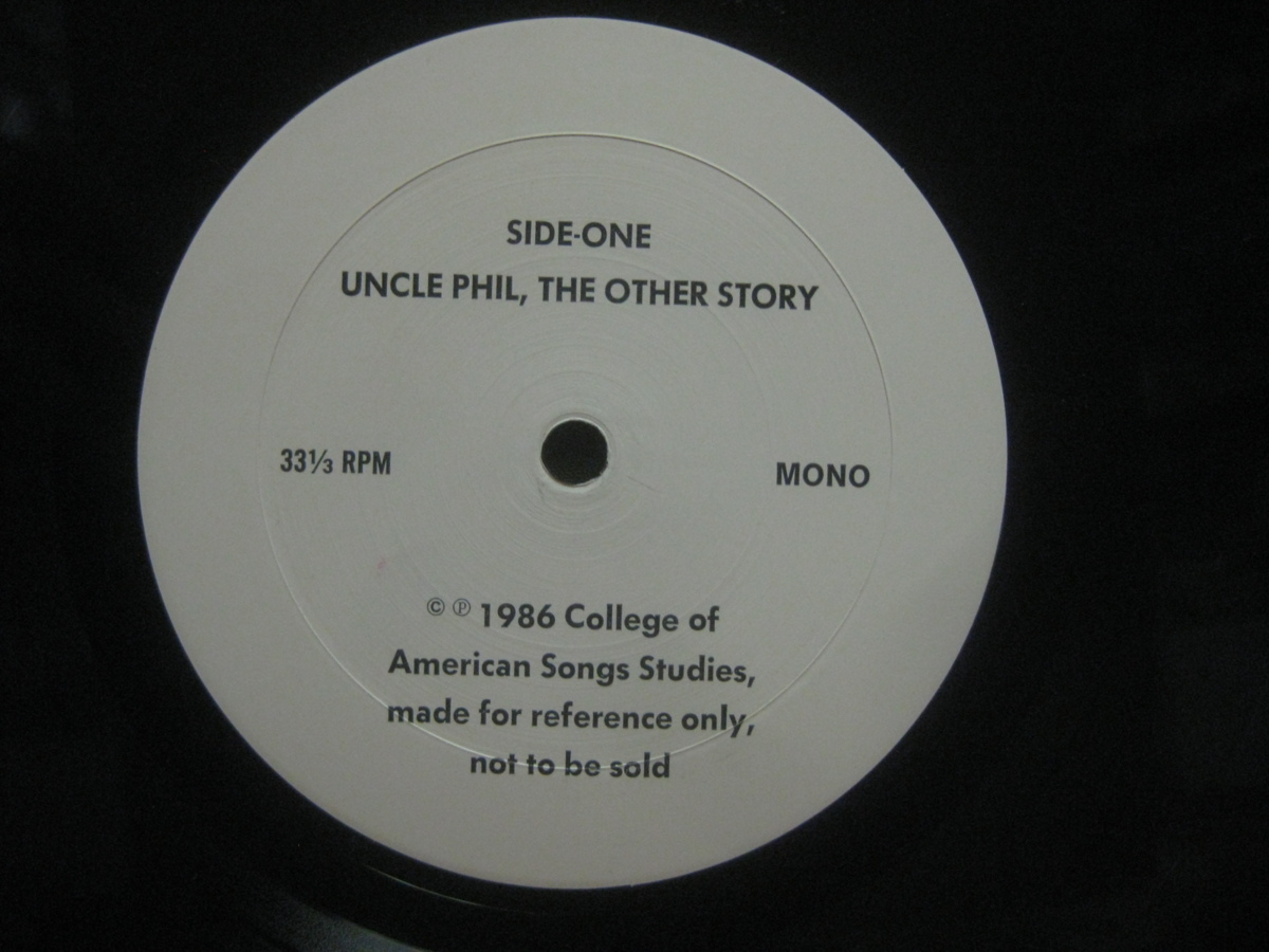 V.A / Uncle Phil, The Other Story & Uncle Phil, Some Ground Breakers ◆LP2792NO BRPP◆LP_画像2