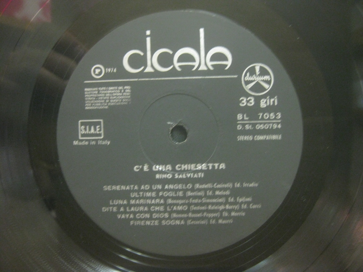 Rino Salviati / C'e Una Chiesetta ◆LP455NO GRP◆LP_画像3