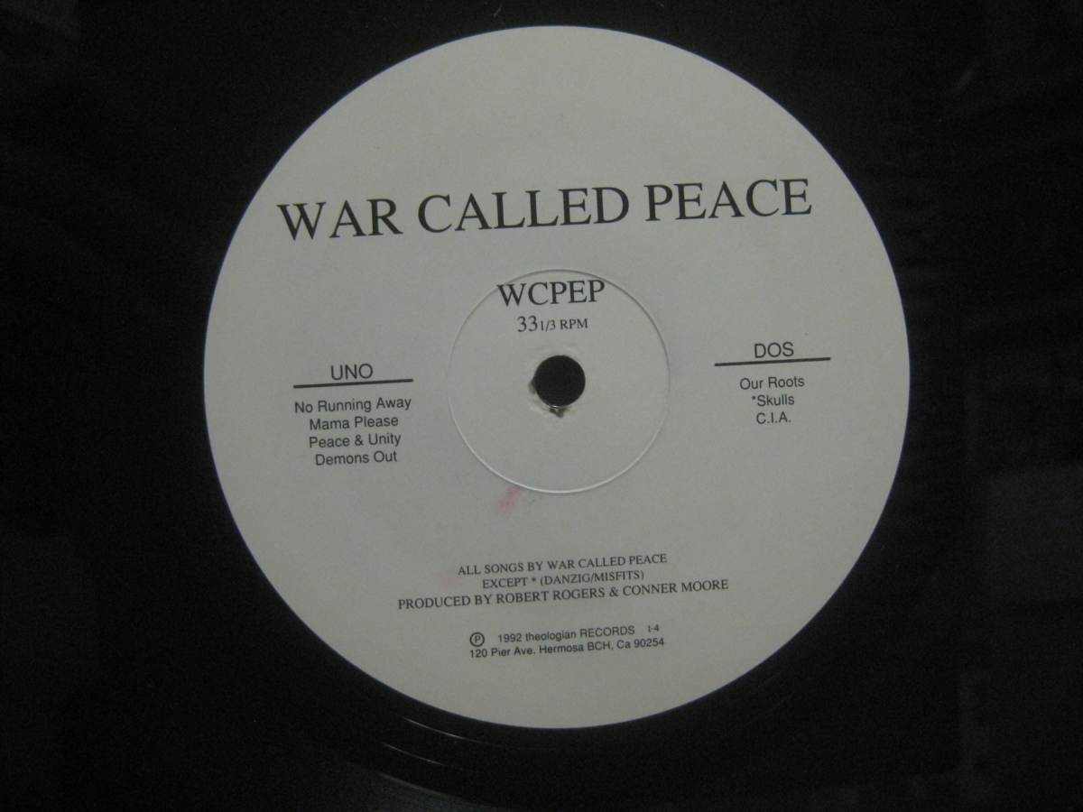 War Called Peace / WCP EP ◆Z478NO◆12インチ_画像3