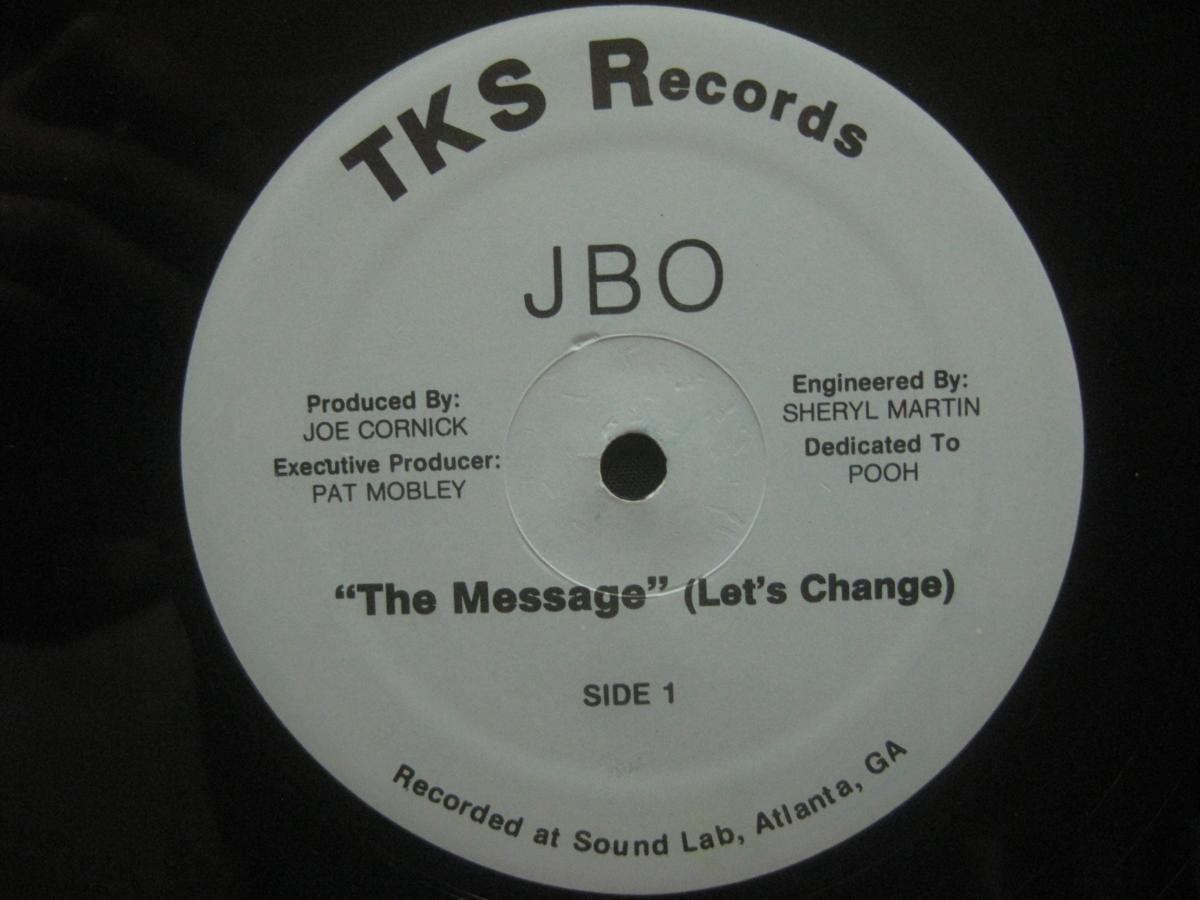 JBO / The Message (Let's Change) ◆Y709NO◆12インチ_画像2