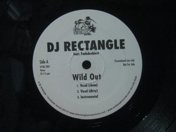 DJ RECTANGLE / WILD OUT / THE WAY WE DO ◆O196NO◆12インチ_画像3