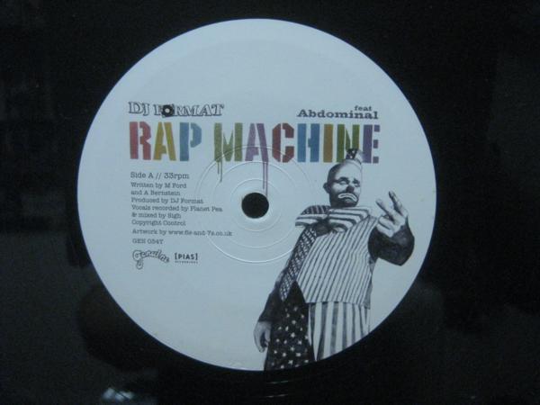 DJ FORMAT / RAP MACHINE ◆N616NO◆12インチ_画像3