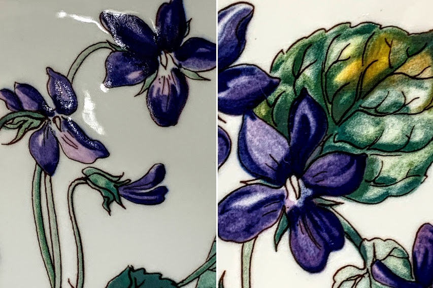  редкостный Германия .. поставщик Villeroy&Boch Villeroy Boch трава violet botanikaru. plate / глубокий тарелка / печь тарелка / Cook одежда used не использовался 