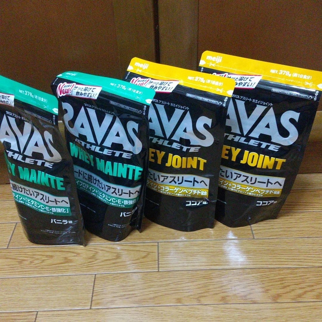駒柳増人さん専用です ザバス アスリートホエイジョイント バニラ味4袋