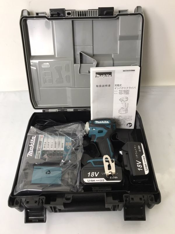 NT1 新品フルセット マキタ インパクトドライバ TD172DRGX ブルー 青