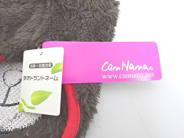 未使用・自宅保管品★Can Nana　デオドラントネーム　ダークブラウン　クマ　モコモコ　サイズSS_画像6