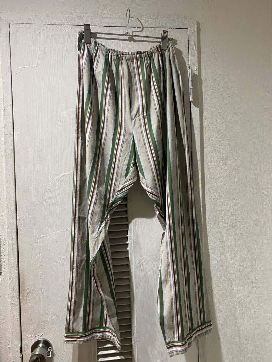 vintage euro pajama stripe pants ストライプパンツ パジャマパンツ