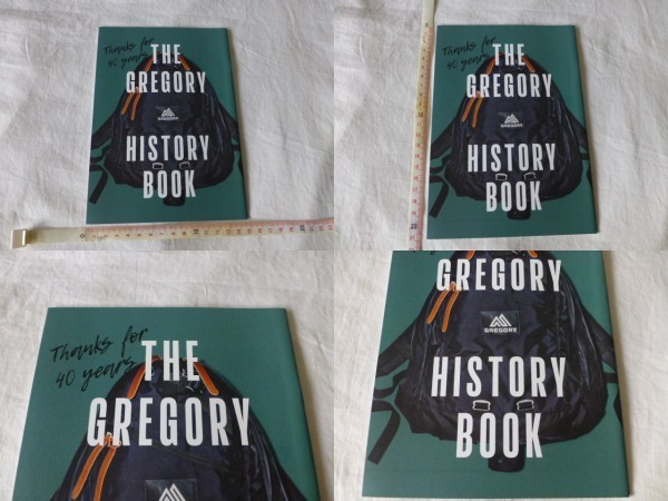  Gregory THE GREGORY HISTORY BOOK Thanks for 40 years Japanese edition catalog THE GREGORY HISTORY BOOK Gregory gregoryGREGORY 40 anniversary 