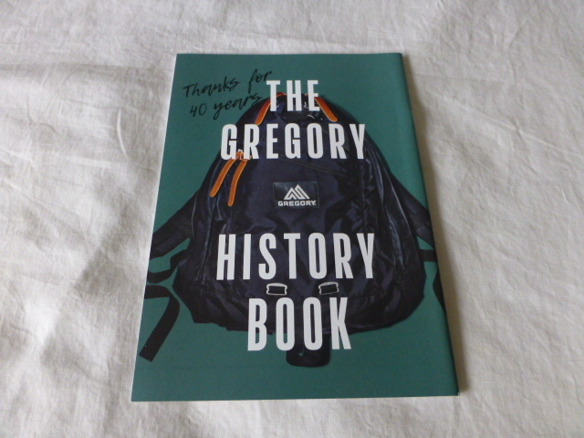  Gregory THE GREGORY HISTORY BOOK Thanks for 40 years Japanese edition catalog THE GREGORY HISTORY BOOK Gregory gregoryGREGORY 40 anniversary 