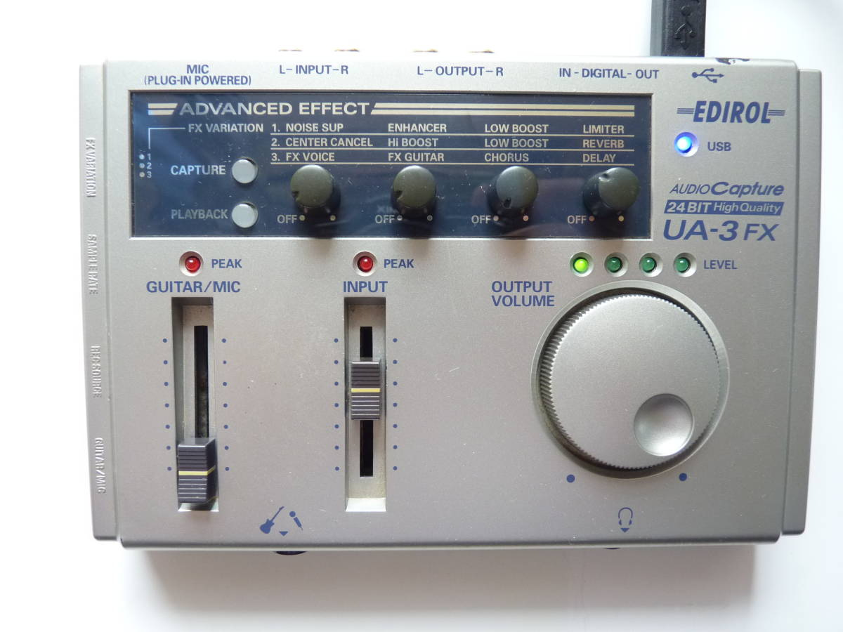 Roland ローランド 24Bit USB Audio とっておきし新春福袋 Capture 動作確認済み 割引発見 UA-3FX USEDです