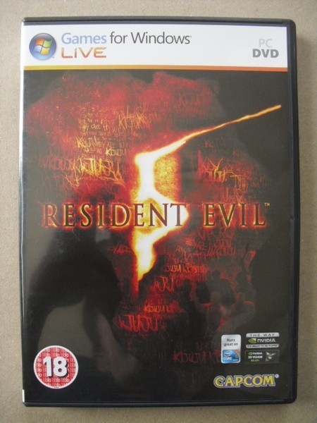 Pc Dvd Rom Resident Evil 5 バイオハザード Eu版