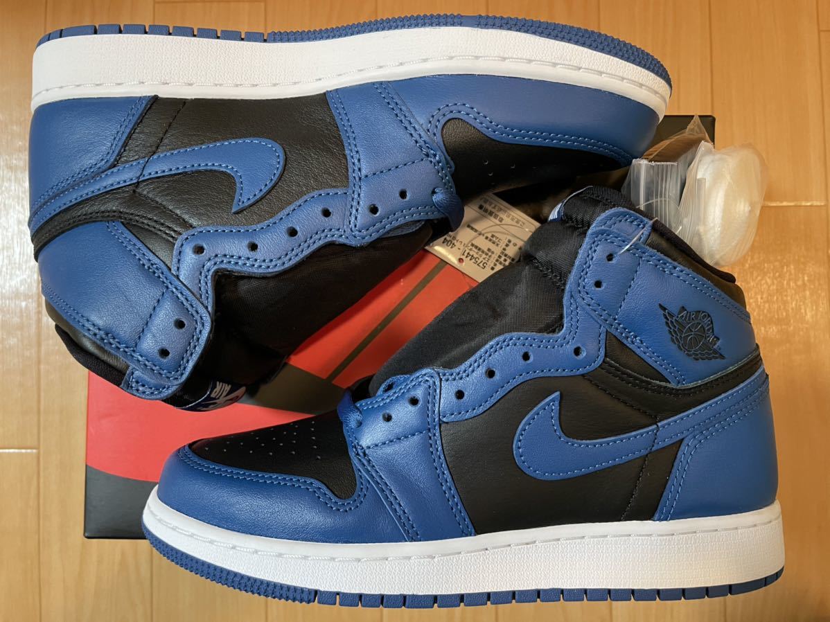 24cm NIKE AIR JORDAN 1 RETRO HIGH OG GS Dark Marina Blue ナイキ
