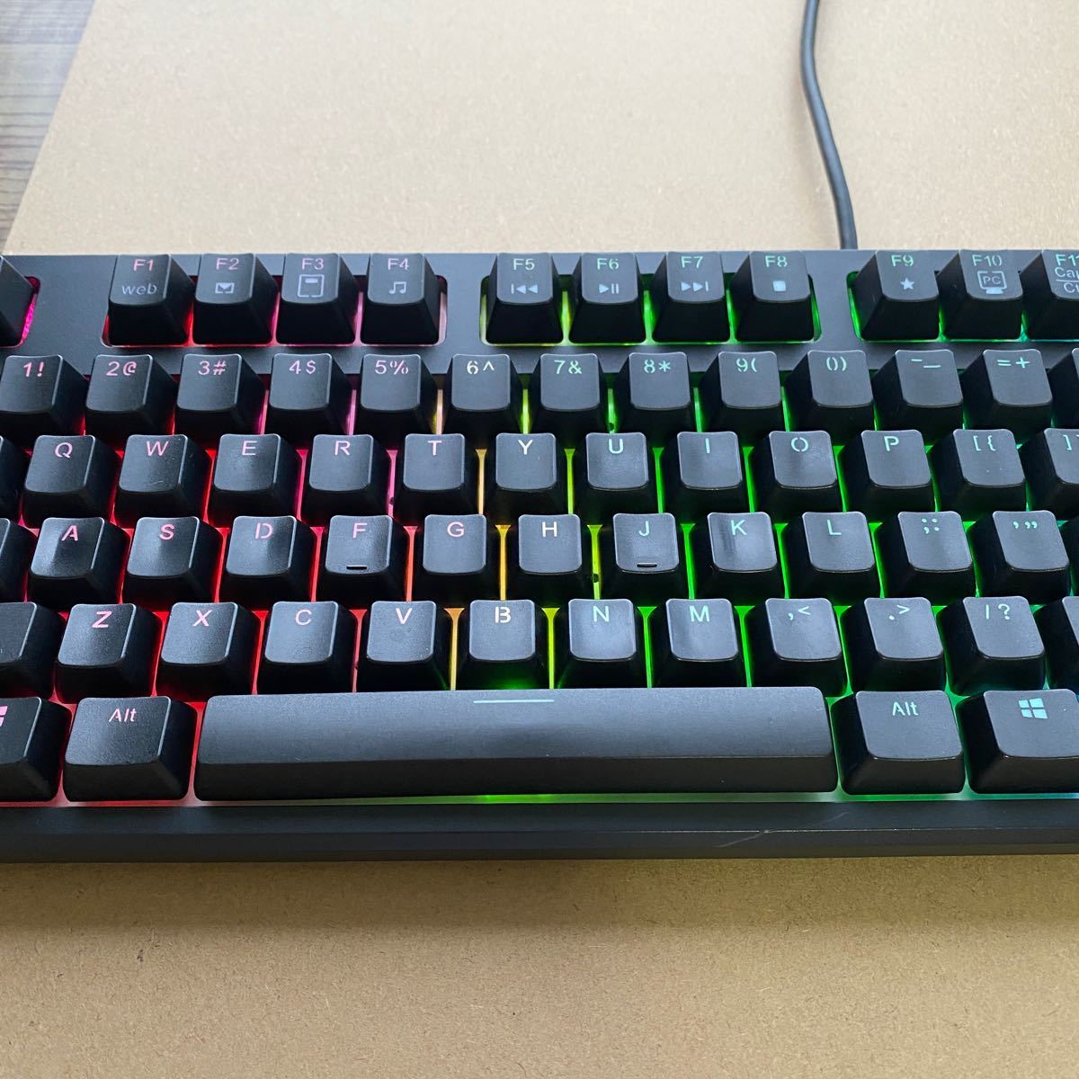 【動作品保証】東プレ REALFORCE RGB AEAX01ゲーミング キーボード US配列
