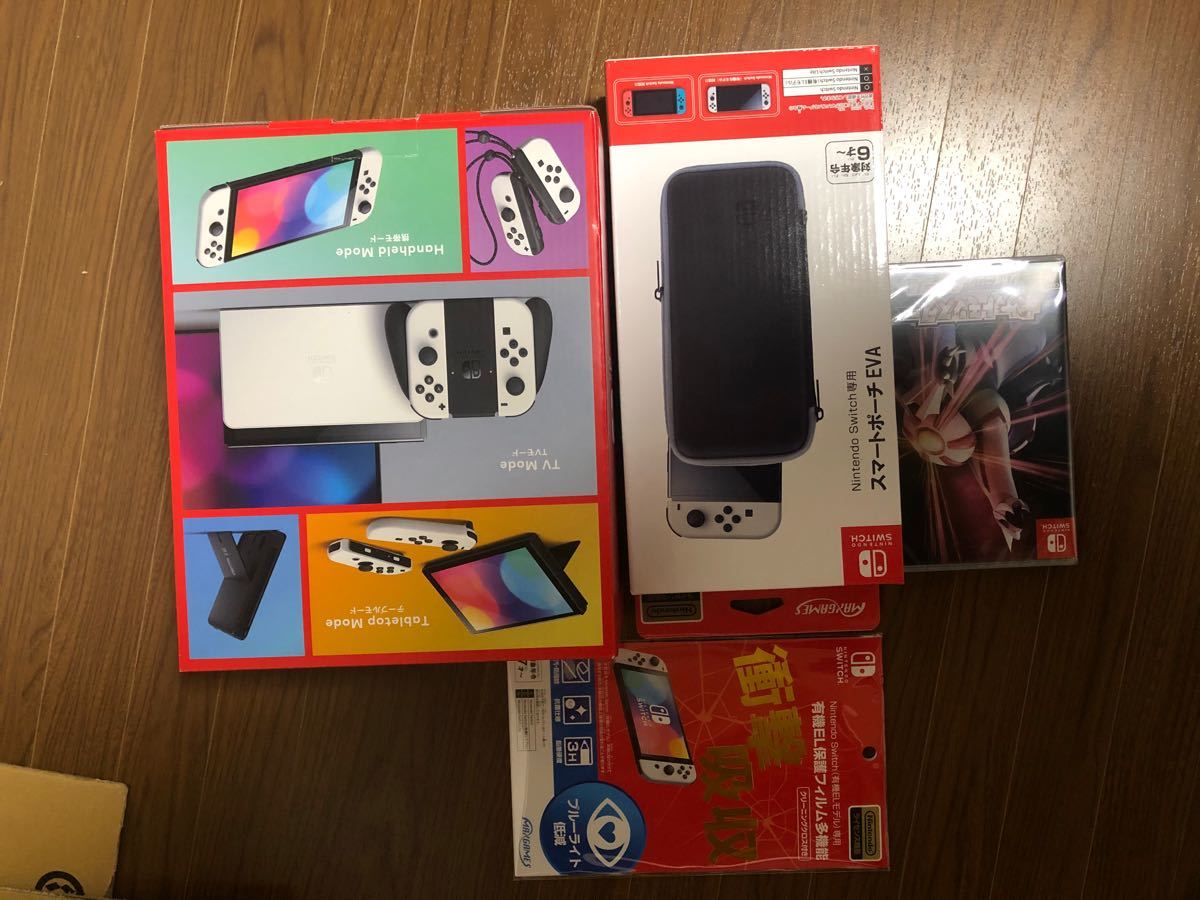 Nintendo Switch 保護フィルム 任天堂スイッチケース 全新品未開封