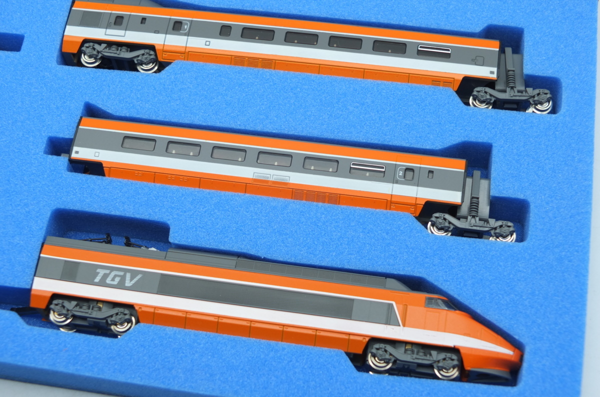 【q2508】美品 KATO TGV S14701 フランス国鉄 外国車輌 6両セット Nゲージ 鉄道模型 箱付き 格安スタート