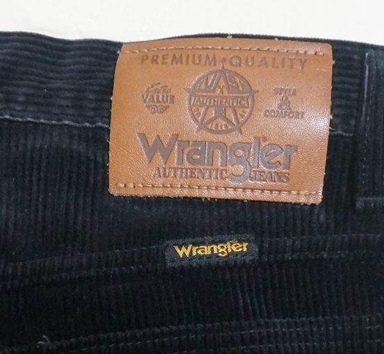 良品　Wrangler　M1095-19　W32　ブラック　コーディロイ　ラングラー_画像6