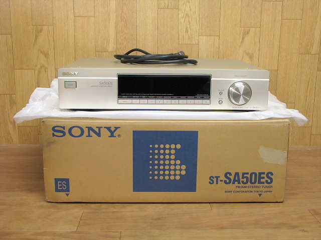 美品 SONY ソニー ST-SA50ES FM/AM ステレオ チューナー 元箱付き