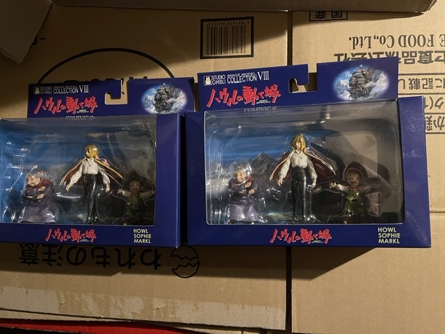ハウルの動く城キーホルダー11個他スタジオジブリフィギュア4個セット