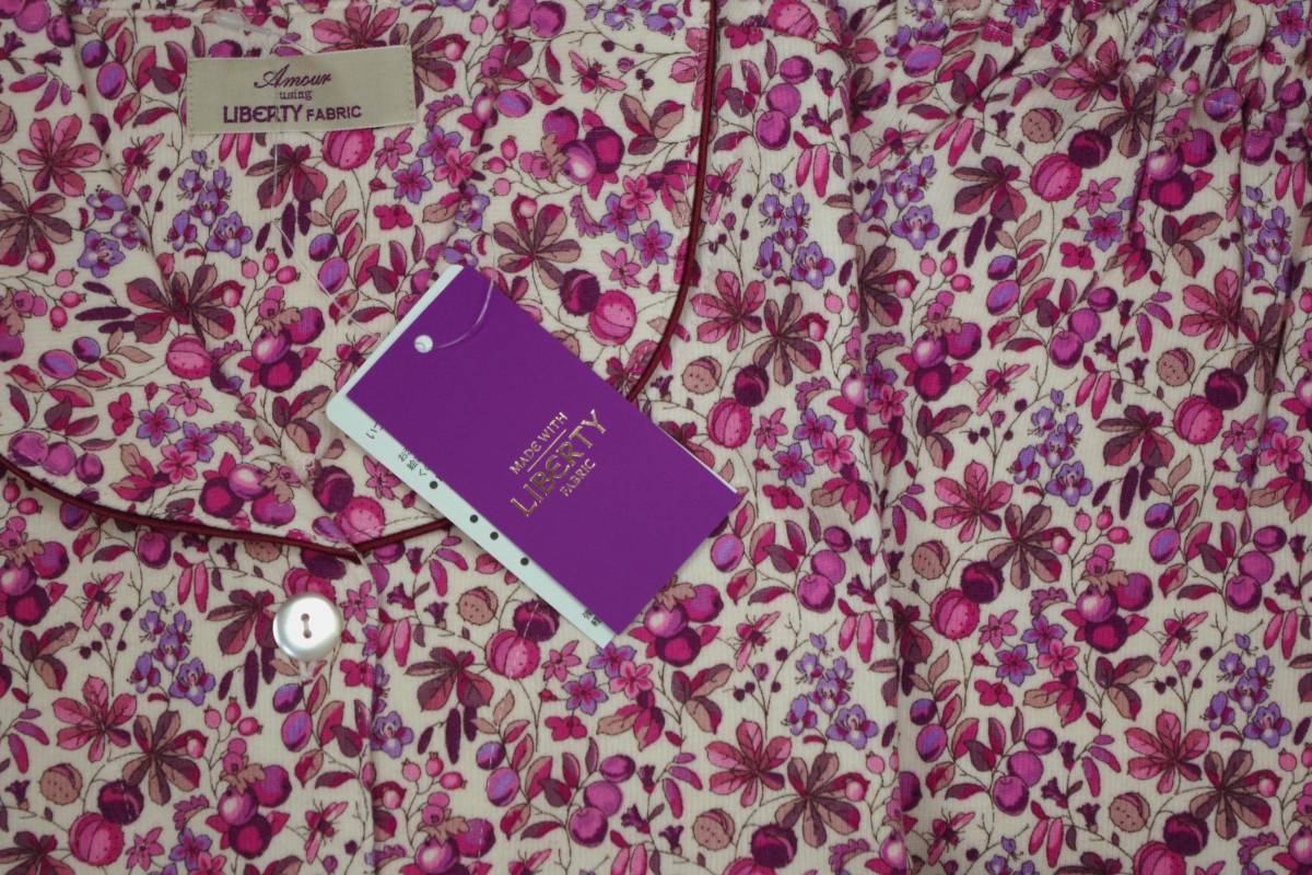 即決★リバティファブリック LIBERTY fabric 女性用秋冬物パジャマ（S）№124-04200ｂ17 新品　_画像2