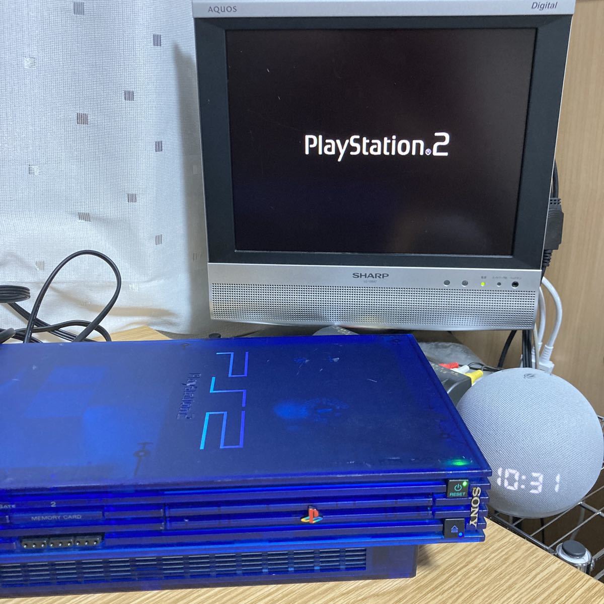 限定カラー 動作確認済み PS2 オーシャンブルー 本体セット 限定カラー 動作確認済み PS2 オーシャンブルー 本体セット