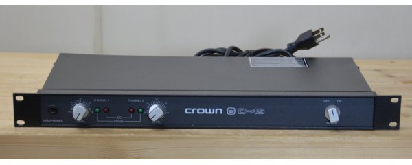 CROWN D45 main amplifier @ name machine 