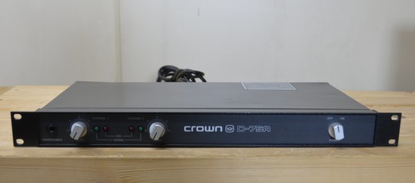 CROWN D75A メインアンプ_画像1