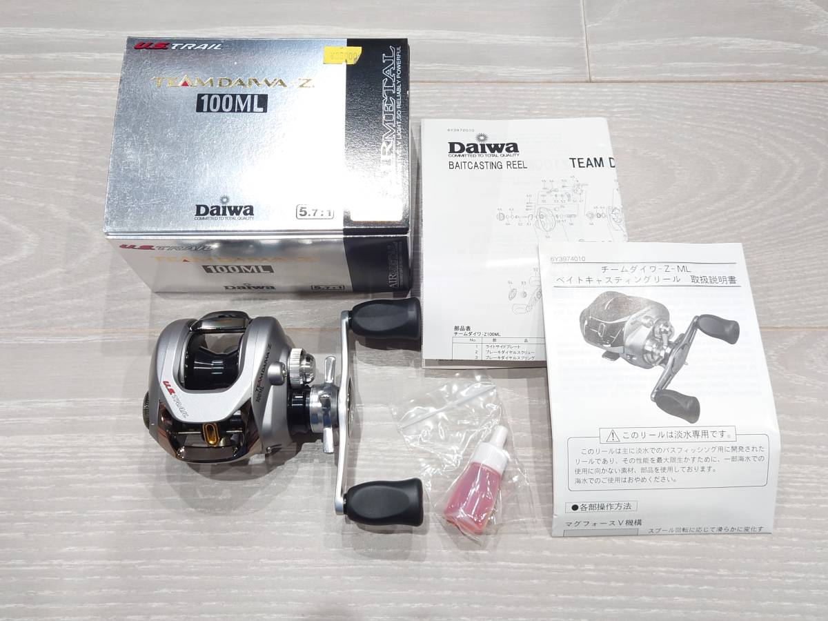 美品□ダイワ TD-Z 100ML USトレイル 左ハンドル□TEAM DAIWA Z US