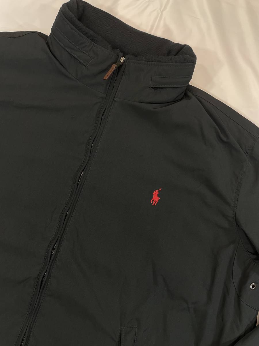 新品 アウトレット 2753 XXLサイズ フリースライニング ウインドブレーカー ジャケット 黒 polo ralph lauren ポロ ラルフ ローレン_画像2