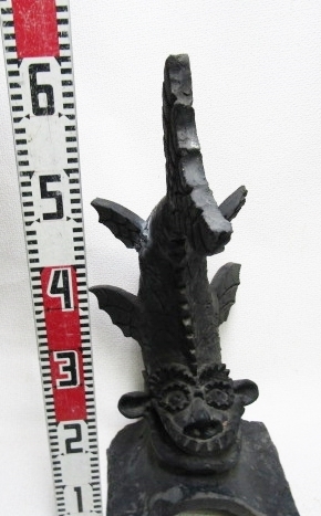 鯱 ひれ破損品 シャチホコ 同画像が複数載せてあります 現品は1点のみ