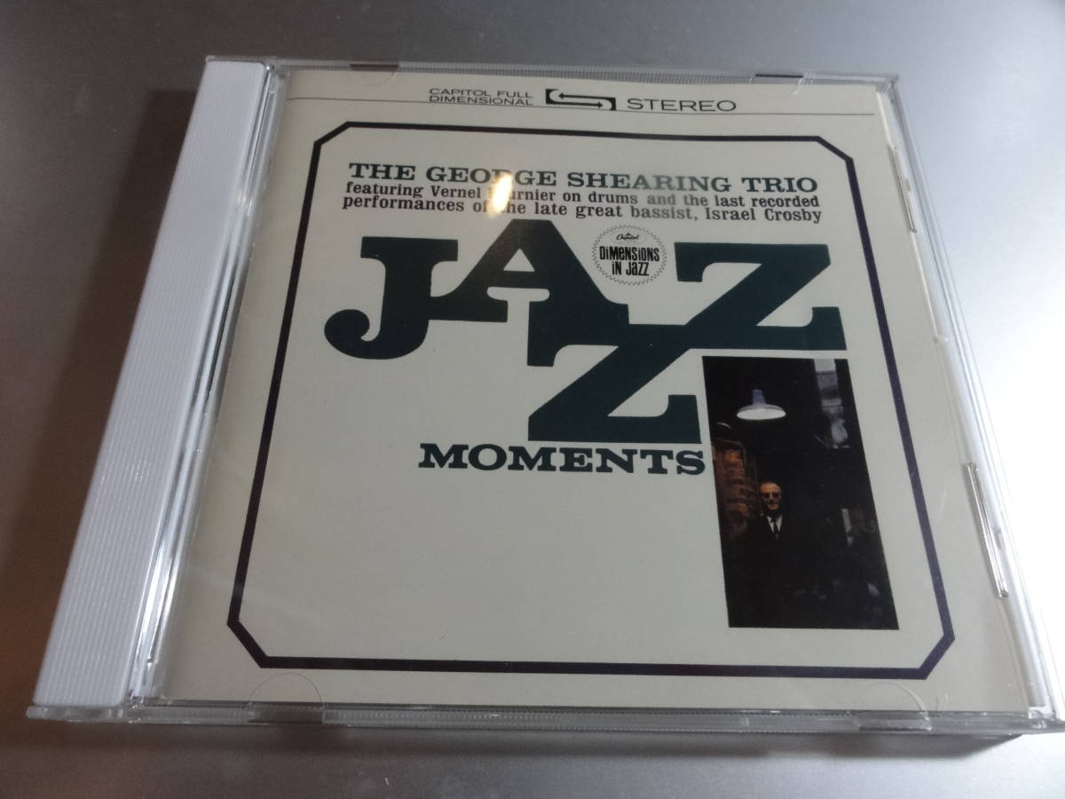 GEORGE SHEARING TRIO 　　ジョージ・シアリング　　JAZZ MOMENTS　　国内盤_画像1