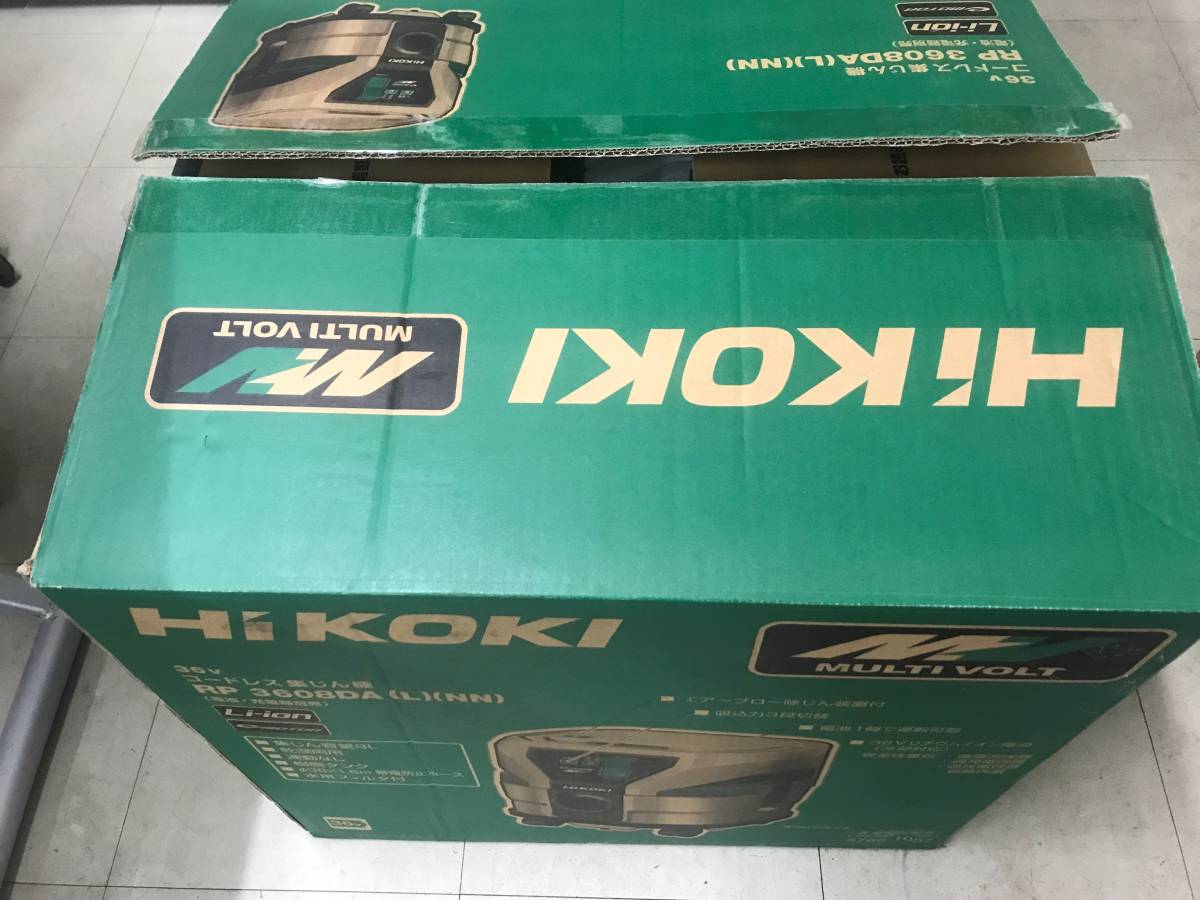 Hikoki マルチボルト(36V)コードレス集じん機 RP3608DA(L)本体のみ