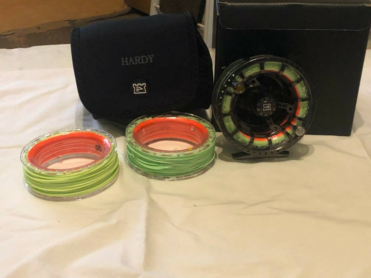 HARDY ULTRAlight 6000 REEL +FREE FLY LINE, 2 SPARE CASSETTES [ 6-8 LINES] 海外 即決