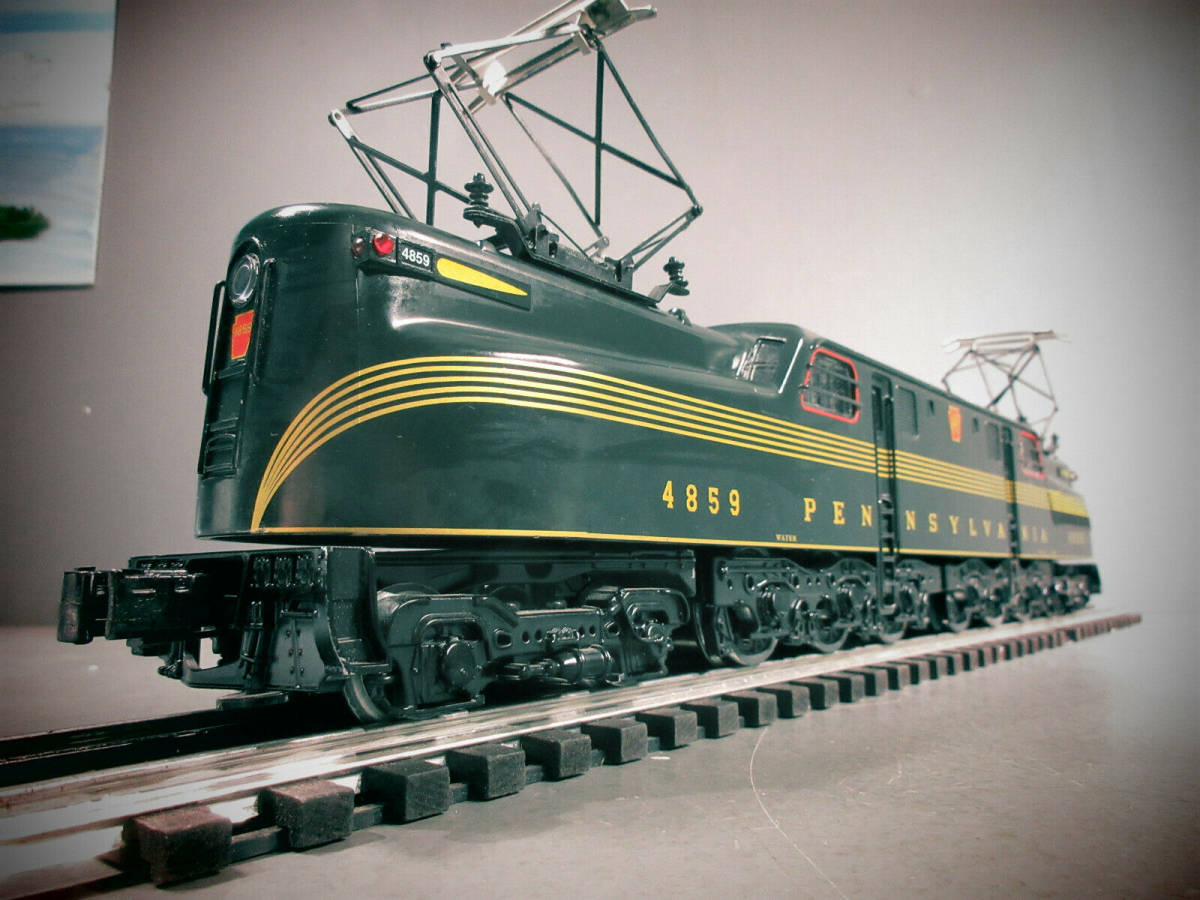 O Scale Williams by Bachmann GG-1 Electric Brunswick Green 5-Stripe Train PRR #4859 