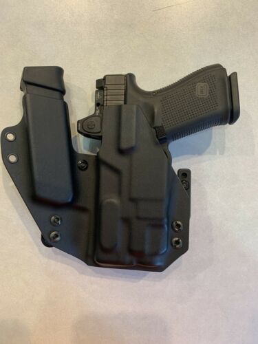 FITS Open End 0.60 kydex Glock Sidecar Holster 19/19x/44/45 TLR7/TLR7A 