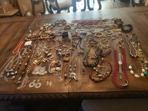 Vintage to Now 10 lbs  Costume Fashion Retro Jewelry  Lot  ALL WEARABLE 