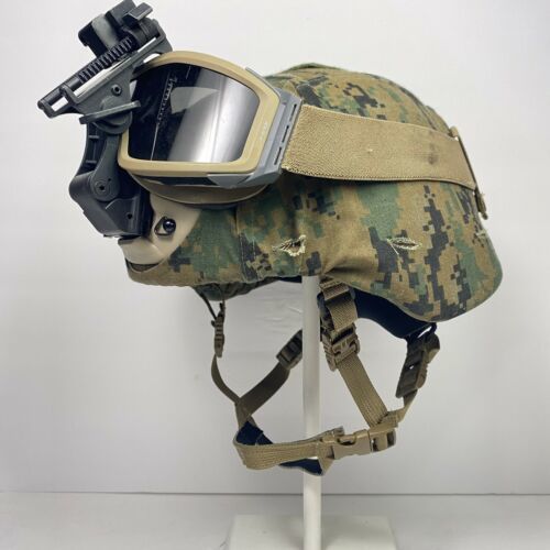 Medium Gentex Enhanced Combat Ballistic Helmet ECH USMC Coyote ...
