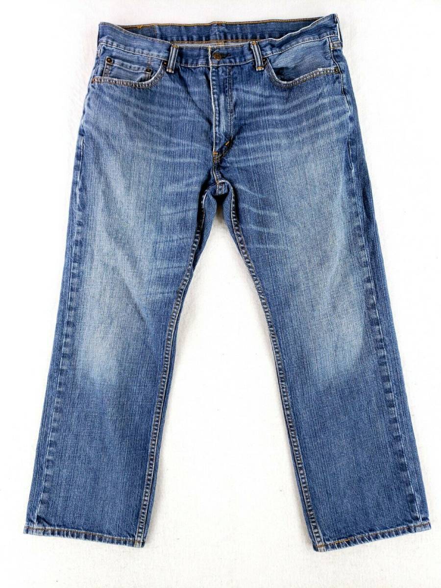 Levi's 559 Relaxed Straight 36x30 Blue Jeans Classic Denim Work Broken In Casual 海外 即決