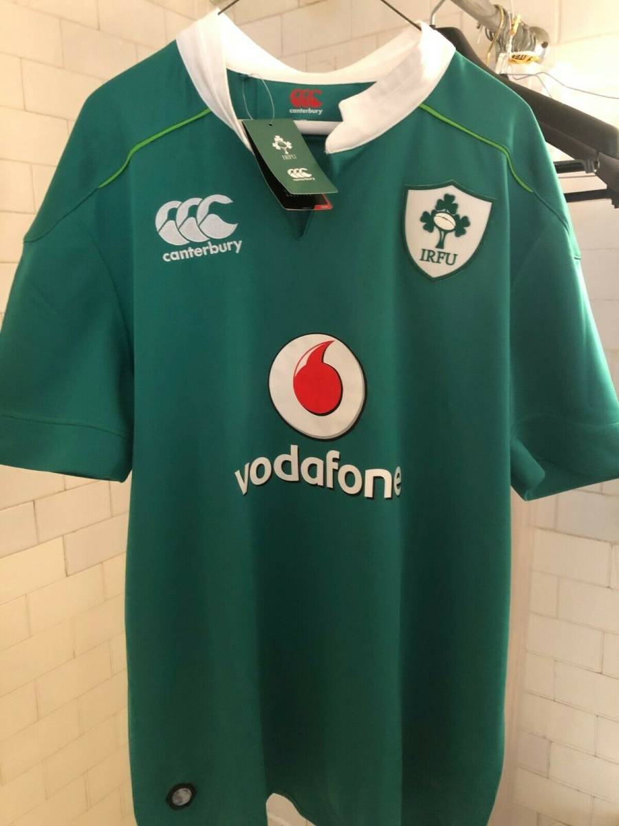 Canterbury Ireland Official 17/18  Mens Long Sleeve Home Classic Jersey Boshorous 