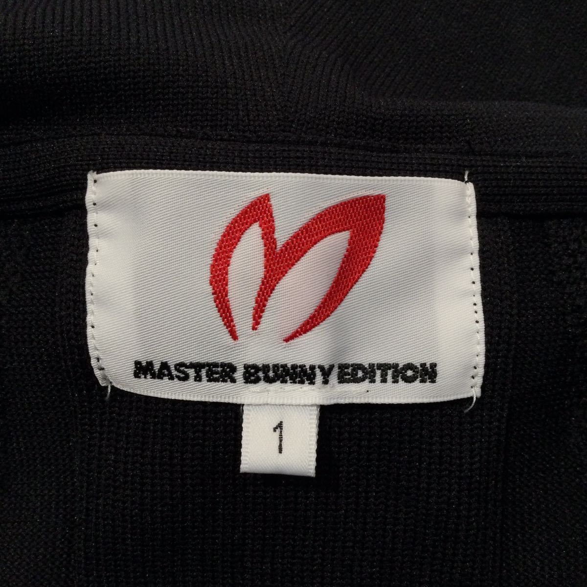 MASTER BUNNY EDITION マスターバニーエディション ジャケット フード付 ジップアップパーカー ロゴ ブラック サイズ1 レディース536131_画像3