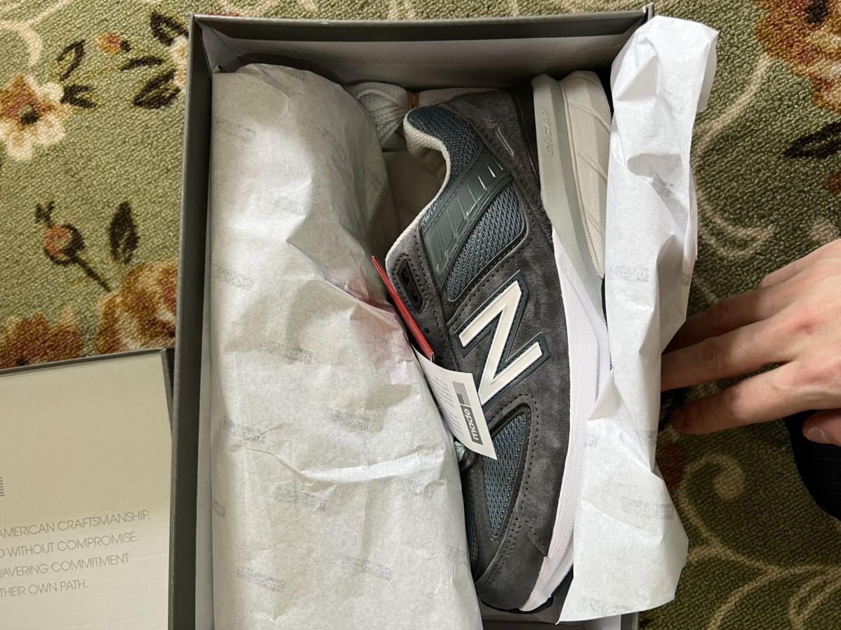 27cm SSZ AKIO HASEGAWA NEW BALANCE M990V5 GREY M990BE5 beams AH ニューバランス 長谷川昭雄 加藤忠幸_画像3
