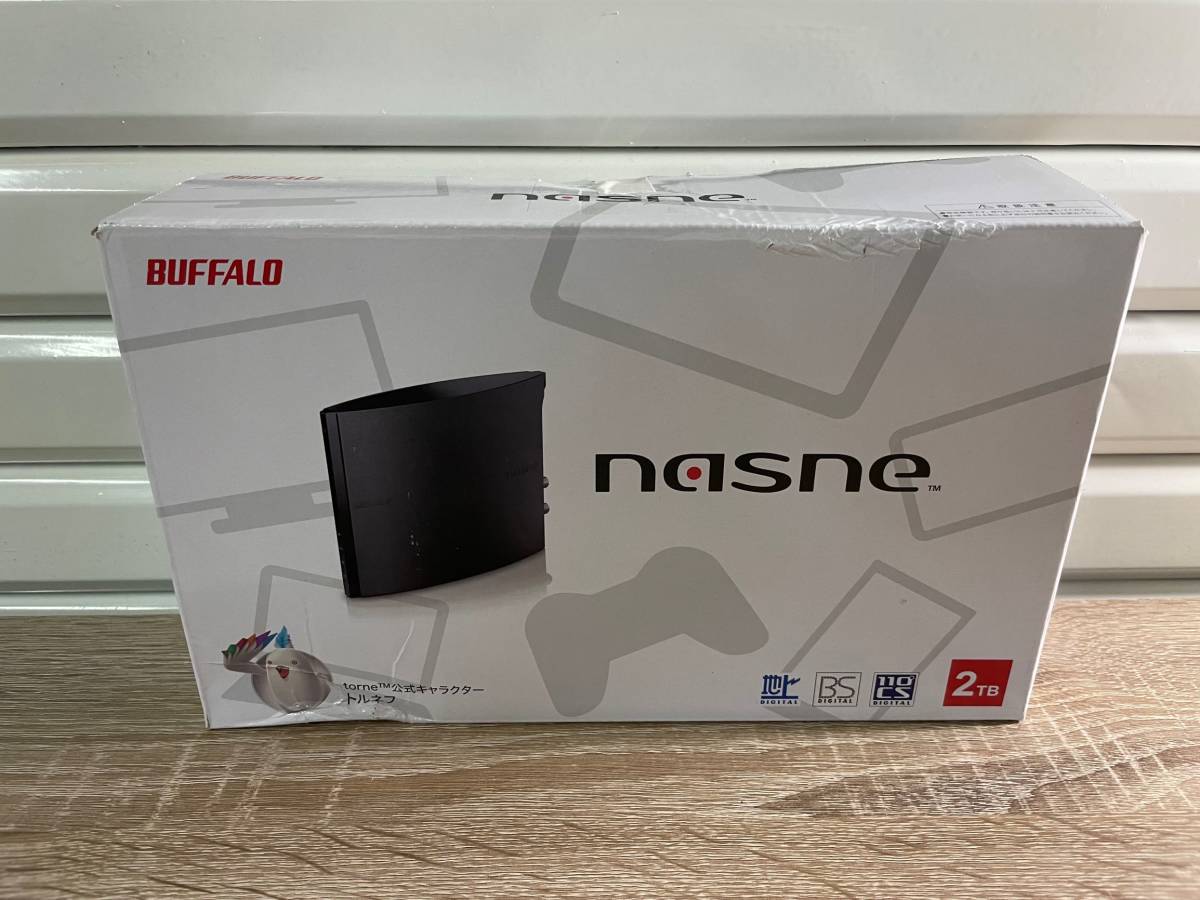 未使用】開封のみ バッファロー NS-N100 nasne HDDレコーダー 2TB 地デジ BS CS チューナー torne PS4 iPhone iPad 箱潰れあり バッファロー nasne HDDレコーダー 2TB 地デジ BS CS チューナー torne PS4 iPhone i