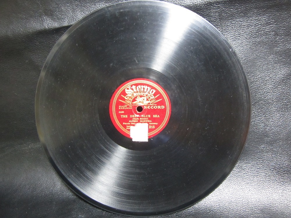 ★☆SP盤レコード THE DEEP BLUE SEA / SCHERZO SYLVIA ALFRED MAXWELL 蓄音機用 中古品☆★[4524]_画像2