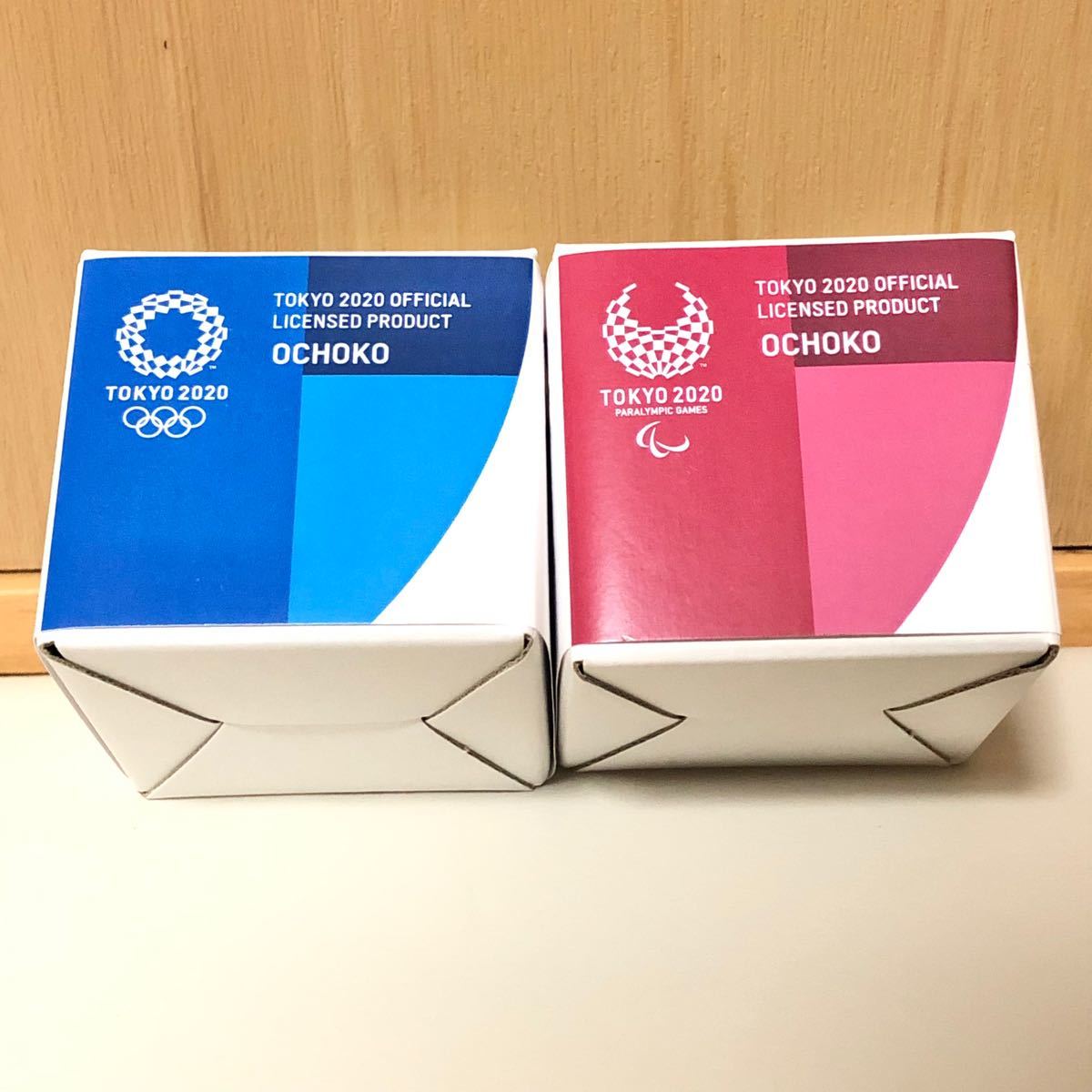 新品　未開封　未使用　東京　2020 オリンピック　美濃焼　豆皿　お猪口　組市松紋様　エンブム　記念品　食器　コレクション