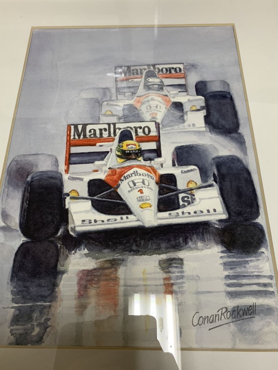 アイルトンセナ 壁掛け 絵 F1 レーシング(F1)｜売買されたオークション 