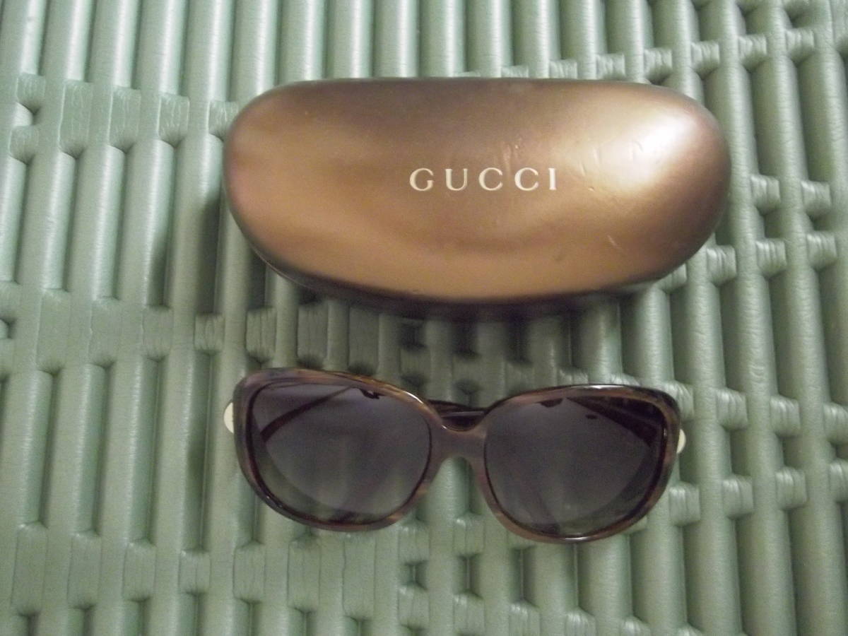 GUCCI グッチ GG 3114/F/S 2B7CC ゴールド金具 サングラス ブラウン系