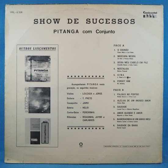 ■ブラジル盤!★PITANGA/SHOW DE SUCESSOS★送料無料(条件有り)多数出品中!★オリジナル名盤■_画像2