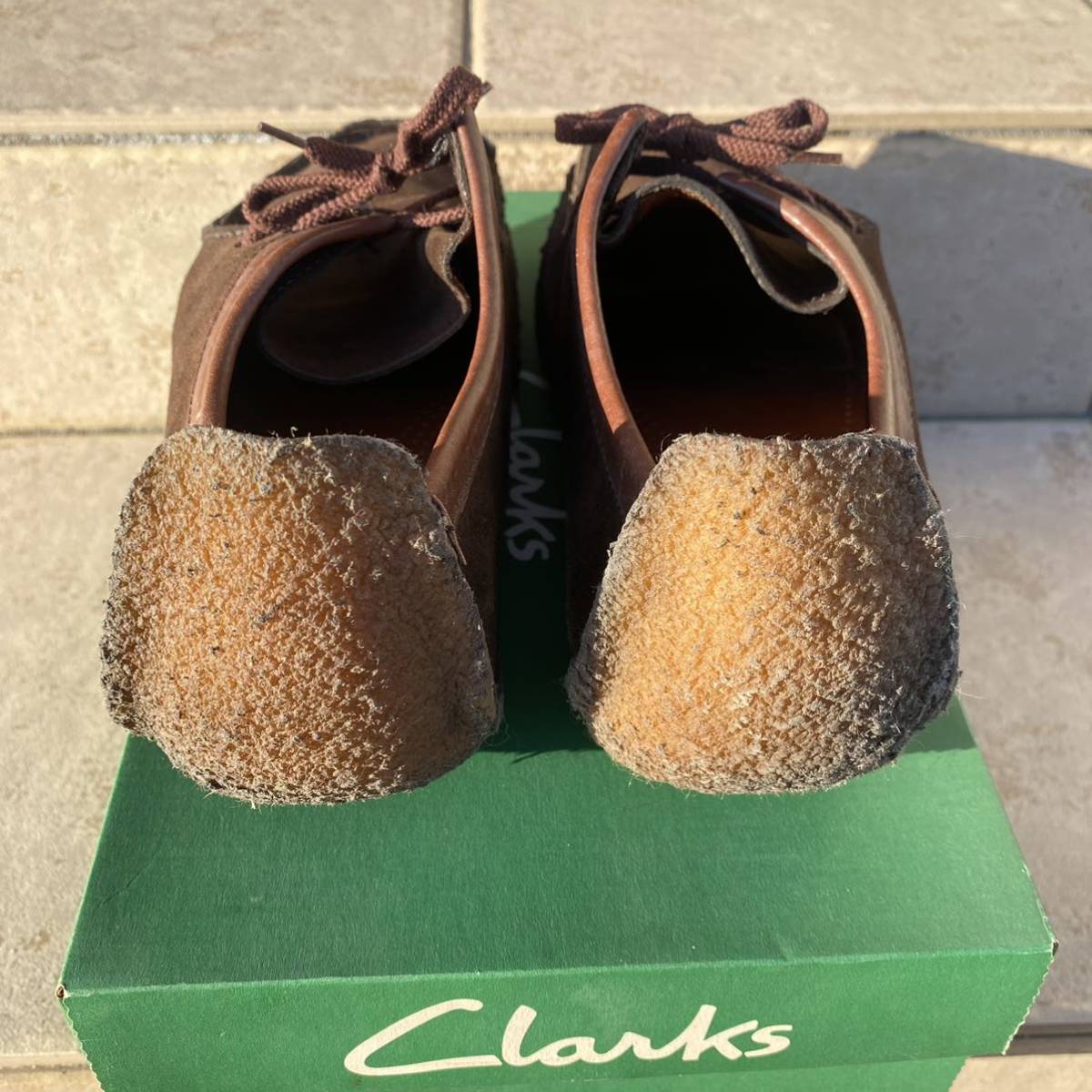 90年代 クラークス ナタリー Clarks Natalie ヴィンテージ ワラビー デザートブーツ サイズ9.5 希少品_画像4