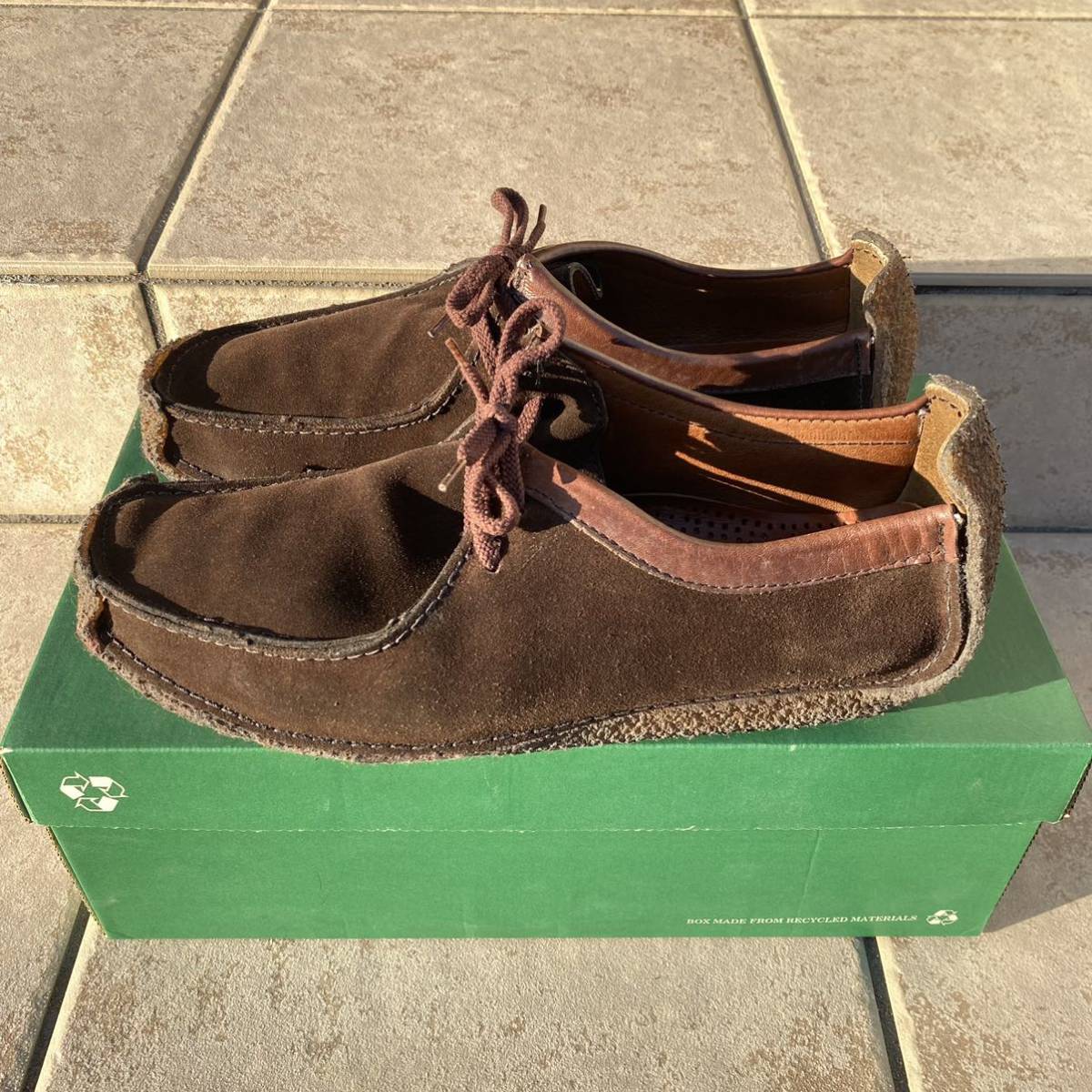 90年代 クラークス ナタリー Clarks Natalie ヴィンテージ ワラビー デザートブーツ サイズ9.5 希少品_画像1