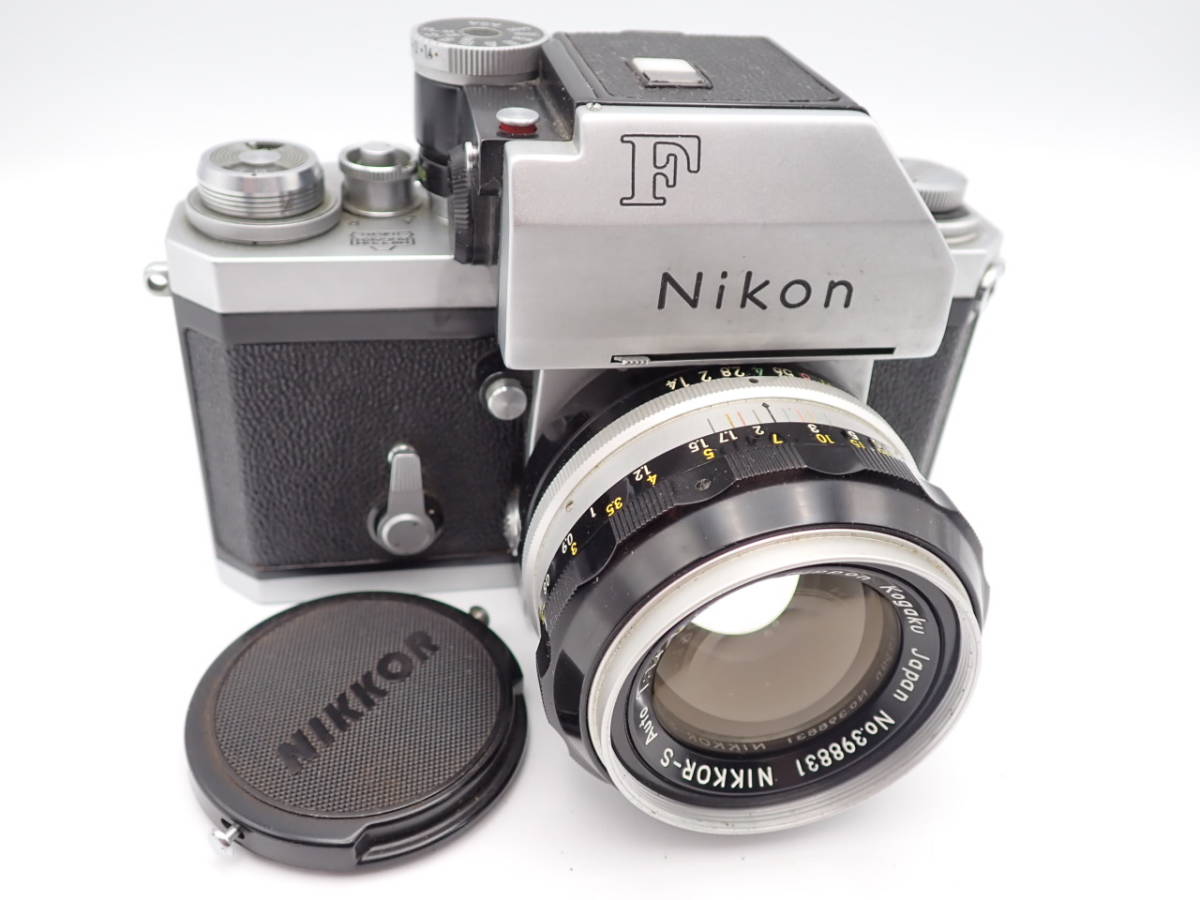 Nikon ニコン F + NIKKOR S AUTO 50mm F1.4 管理No.466 www.gastech