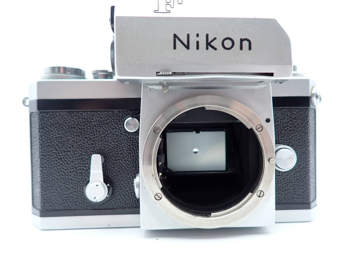 Nikon ニコン F + NIKKOR-S 55mm F1.2 + NikonF 純正カメラケース・製品紙箱付き　管理No.493_画像5